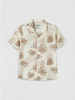 Açık Kahverengi Baskılı