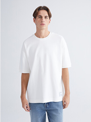 XSIDE Loose Fit Thick Fabric T-shirt /04 - S67839Z8-R9J | LC Waikiki