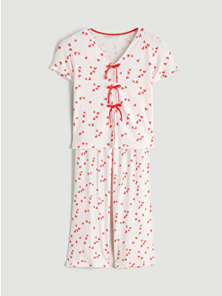 Açık Pembe Baskılı