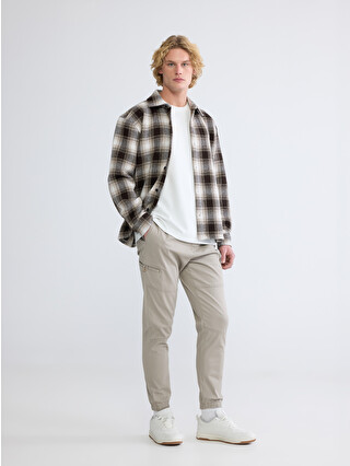 XSIDE Pantaloni Bărbați Gabardină Standard Fit - S68210Z8-V38 | LC