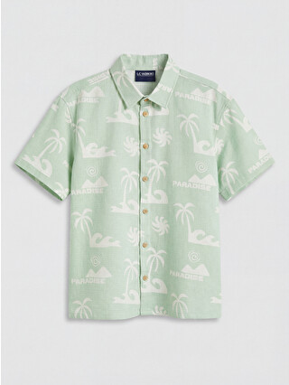 Mint Green Printed