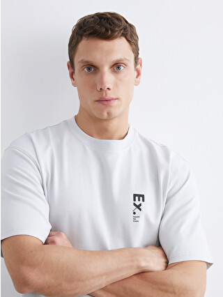 LCW Vision Crew Neck Printed Men's T-Shirt - S68374Z8-KXT | LC Waikiki