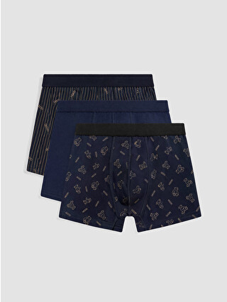 Navy Printed