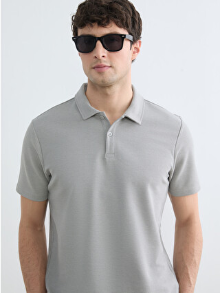 LCWAIKIKI Classic Polo Yaka Dokulu Erkek Tişört - S68707Z8-MVK