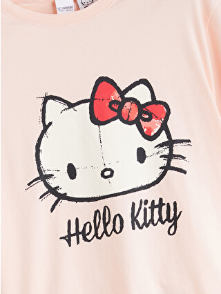 LCW Kids Hello Kitty Printed Girls' Shortie Pyjama Set - S69025Z4