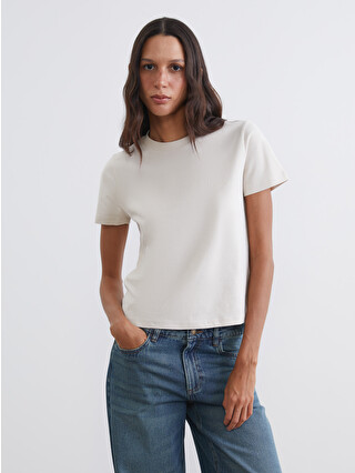 LCW Vision Crew Neck Women's T-shirt - S69058Z8-FZJ | LC Waikiki