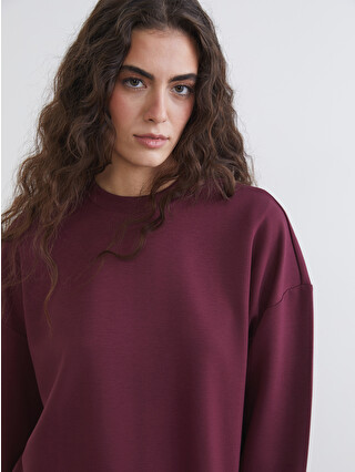 LCW Vision Soft Touch Oversize Women's Sweatshirt - S69059Z8-JPT