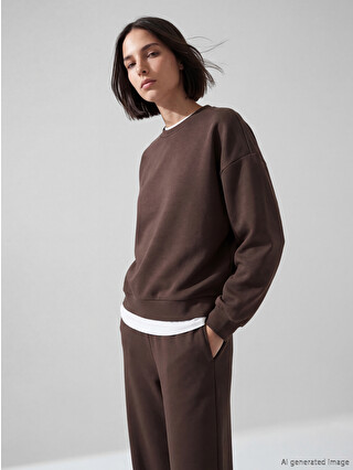 LCW Vision Soft Touch Oversize Women's Sweatshirt - S69059Z8-HSK