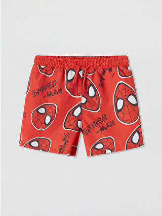 Canlı Kırmızı Baskılı