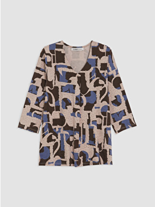 Brown Printed