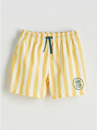 Pastel Sarı Baskılı