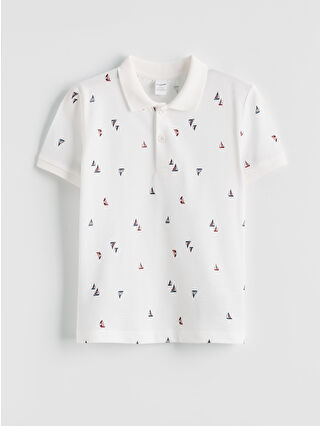 Açık Bej Baskılı