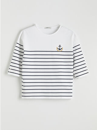 Navy Striped
