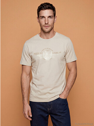 LCWAIKIKI Classic Crew Neck Printed Jersey Men's T-Shirt