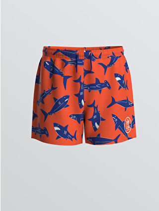 Canlı Turuncu Baskılı