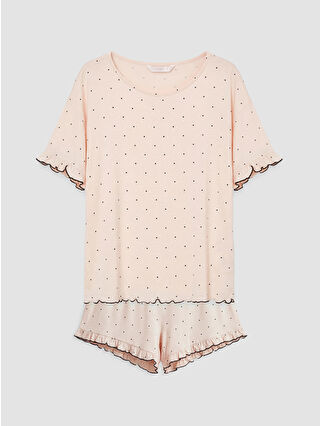 Açık Bej Baskılı