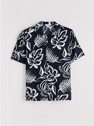 Navy Printed