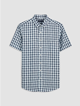Indigo Checked