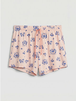 Açık Pembe Baskılı