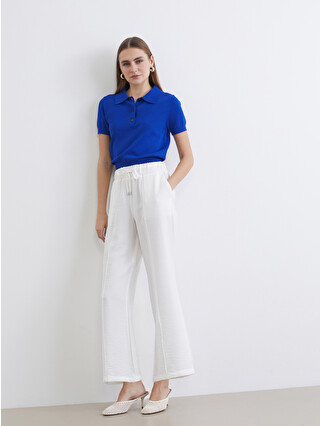 LCWAIKIKI Classic Elastic Waist Wide Leg Women's Trousers