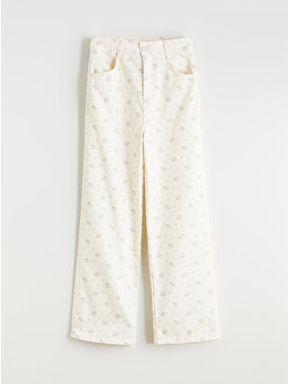 Açık Bej Baskılı