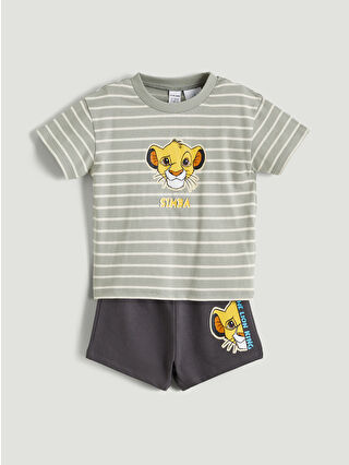 Açık Yeşil Çizgili