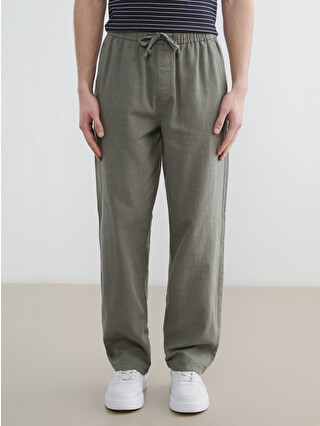XSIDE Relaxed Fit Linen-Look Men's Trousers - S6AV12Z8-R1C | LC