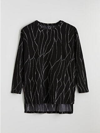 لون فانيلا مطبوع