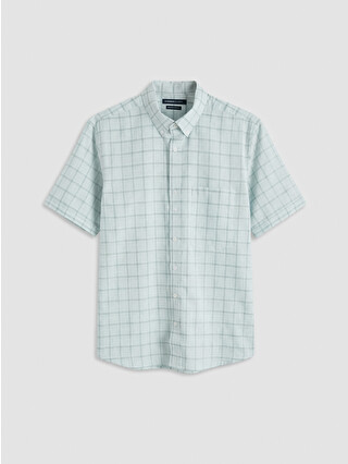 Aqua Green Checked
