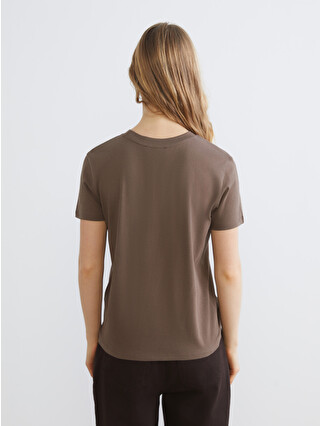 XSIDE Crew Neck Printed Women's T-Shirt - S6BQ96Z8-S7U | LC Waikiki