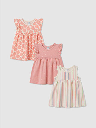 Açık Mercan Baskılı