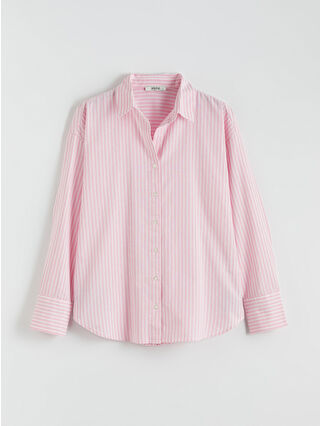 لون وردي باهت مخطط