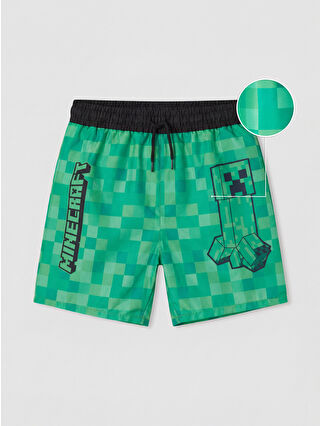 Canlı Yeşil Baskılı