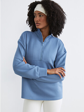 KOOR SPORT Women's High Neck Zip-Up Sweatshirt - S6CM82Z8-CT0 | LC