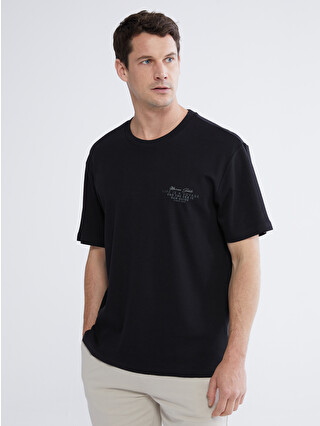 LCWAIKIKI Classic Crew Neck Printed Men's Interlock T-shirt