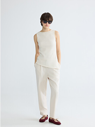 XSIDE Elastic Waist Carrot Fit Women's Trousers - S6CR13Z8-VKK