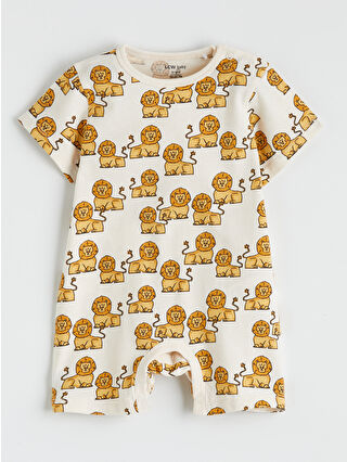 Açık Bej Baskılı