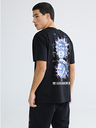 XSIDE Rick And Morty Print Crew Neck Men's T-shirt - S6DB86Z8-CVL