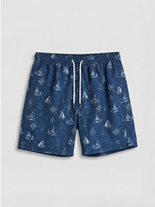 Navy Printed
