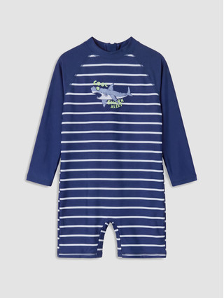 Bleu Marine Imprimé