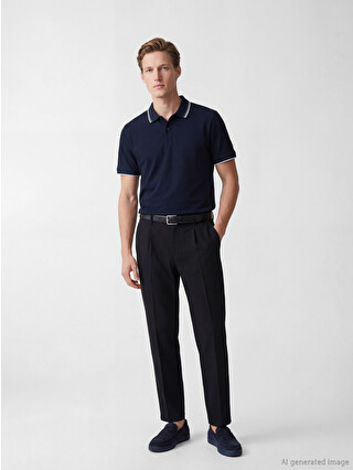 SOUTHBLUE Regular Fit Men's Pleated Trousers - S6EJ72Z8-RFH | LC