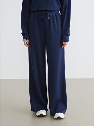 XSIDE Women's Straight Wide Leg Sweatpants - S6ES05Z8-ZEL | LC Waikiki
