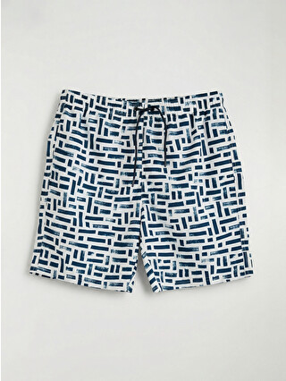 Navy Printed