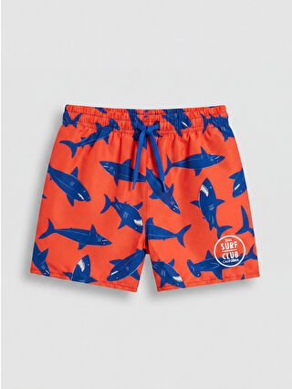 Bright Orange Printed