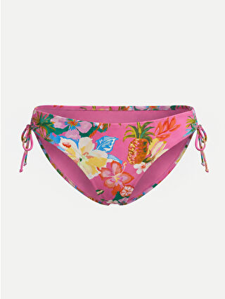 Canlı Pembe Baskılı