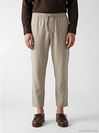 LCW Vision Regular Fit Linen-Look Men's Trousers - S6FP46Z8-Z4F