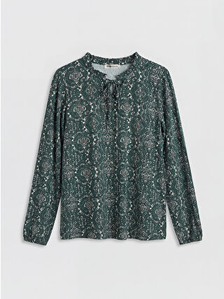 Koyu Yeşil Baskılı