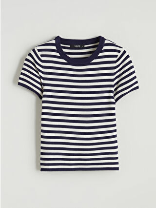 لون خوخي مخطط