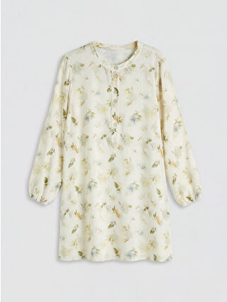 Açık Bej Baskılı