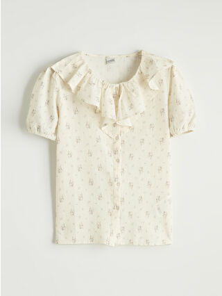 Açık Bej Baskılı